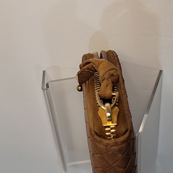 Authenic Bottega Veneta Long Zip Wallet/ Crossbody with an unbranded chain,Brown - Picture 14 of 16